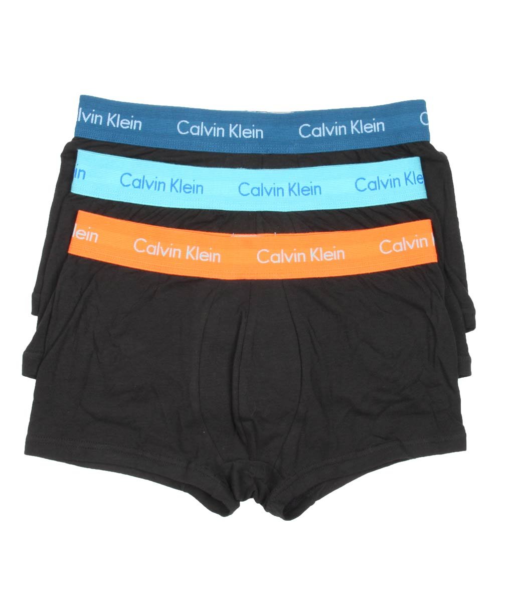 Calvin Klein Men's Boxer Shorts Trunks Cotton with Stretch Pack of 3