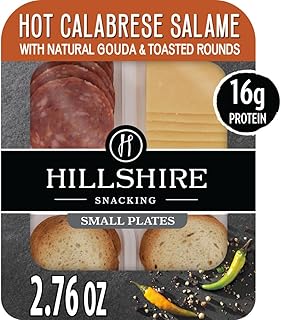 Hillshire Snacking Hot Calabrese Salami, 2.76 Ounce | 16g protein per serving; fully cooked; great for snacking & parties