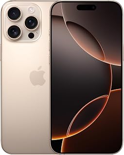 Apple iPhone 16 Pro Max, 256GB, Titanium Sand (Refurbished)