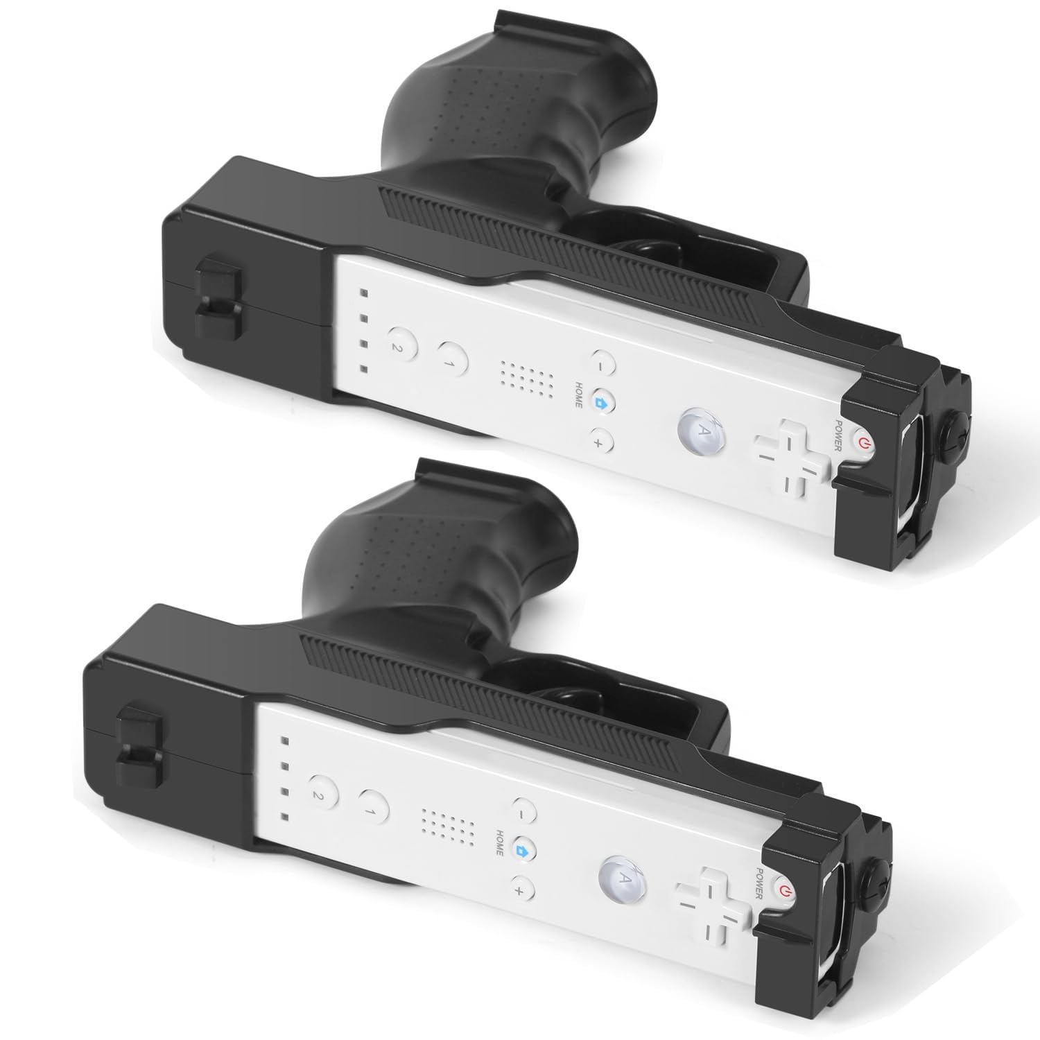 GLCONN Motion Plus Gun Compatible with Wii and Wii U Controller, Gaming Accessor