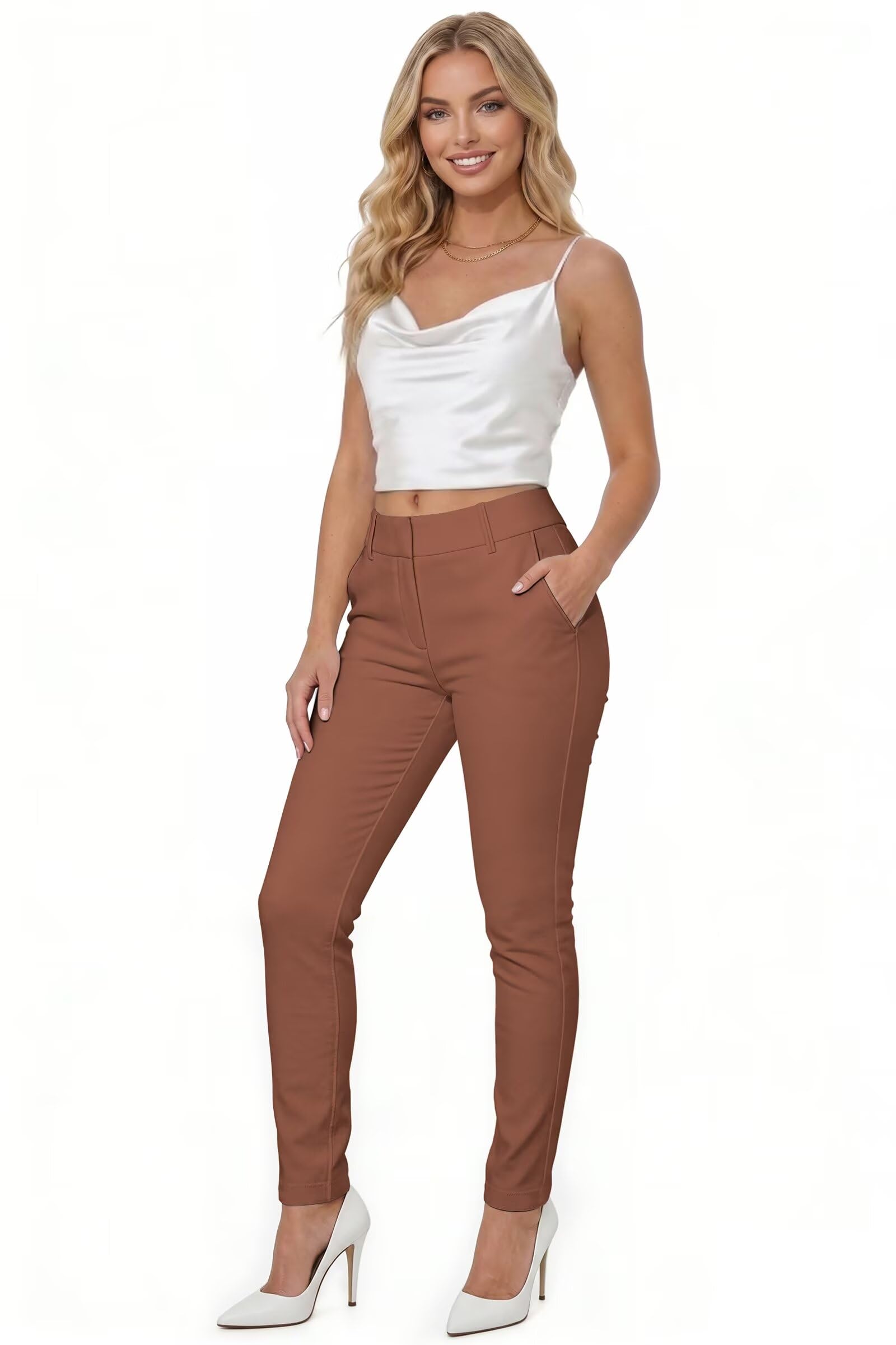 Hybrid & Company Women's Work Chino Pants