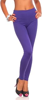 Futuro Fashion - Women's Cotton Leggings Plain Soft Plus Size
