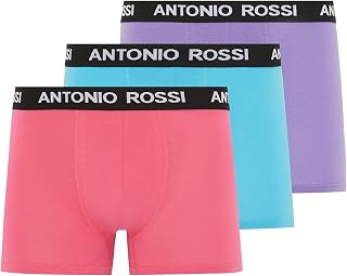 Antonio Rossi (Pack of 3/6) Men's Slim Fit Boxers Hipsters (Pack of 3)