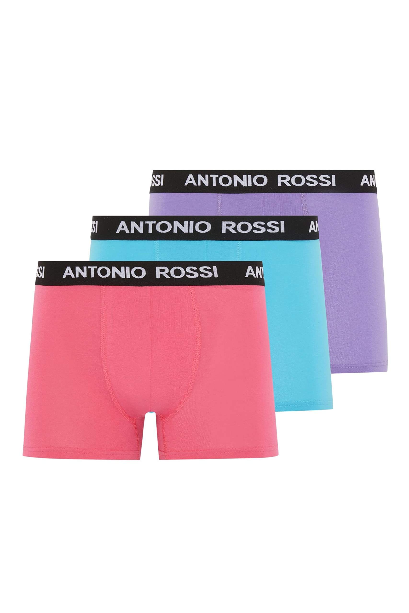 Antonio Rossi (Pack of 3/6) Men's Slim Fit Boxers Hipsters (Pack of 3)