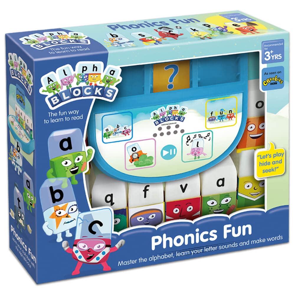 Alphablocks AN20 Phonics Fun Toy-Learn Letter Recognition and Sounds, Spelling a