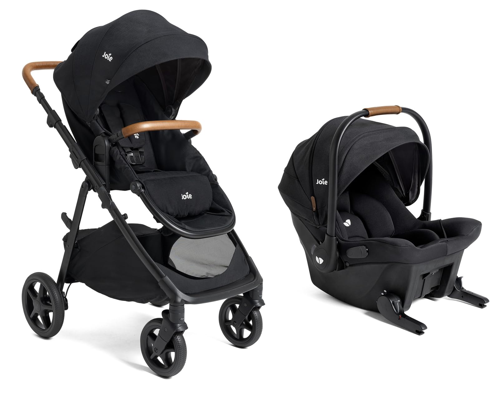 Joie Ginger Pramette Stroller & Mint Latch Infant Car Seat Travel System | Basel