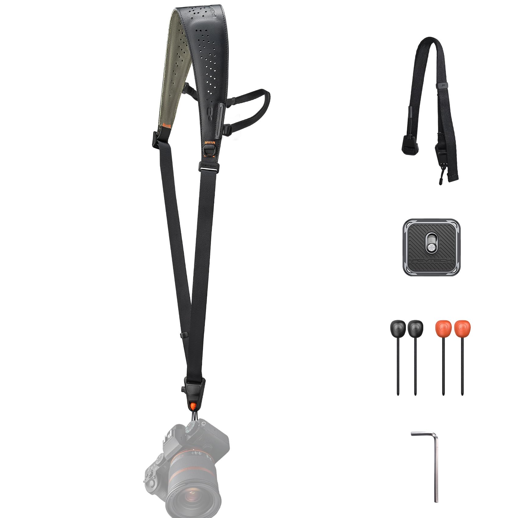 PGYTECH Camera Strap Pro, Quick Release Heavy Duty Camera Shoulder Strap With De