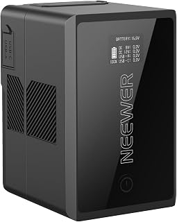 NEEWER V Mount Battery PS150E, PD100W, 150Wh, 10350mAh Mini V Lock Battery