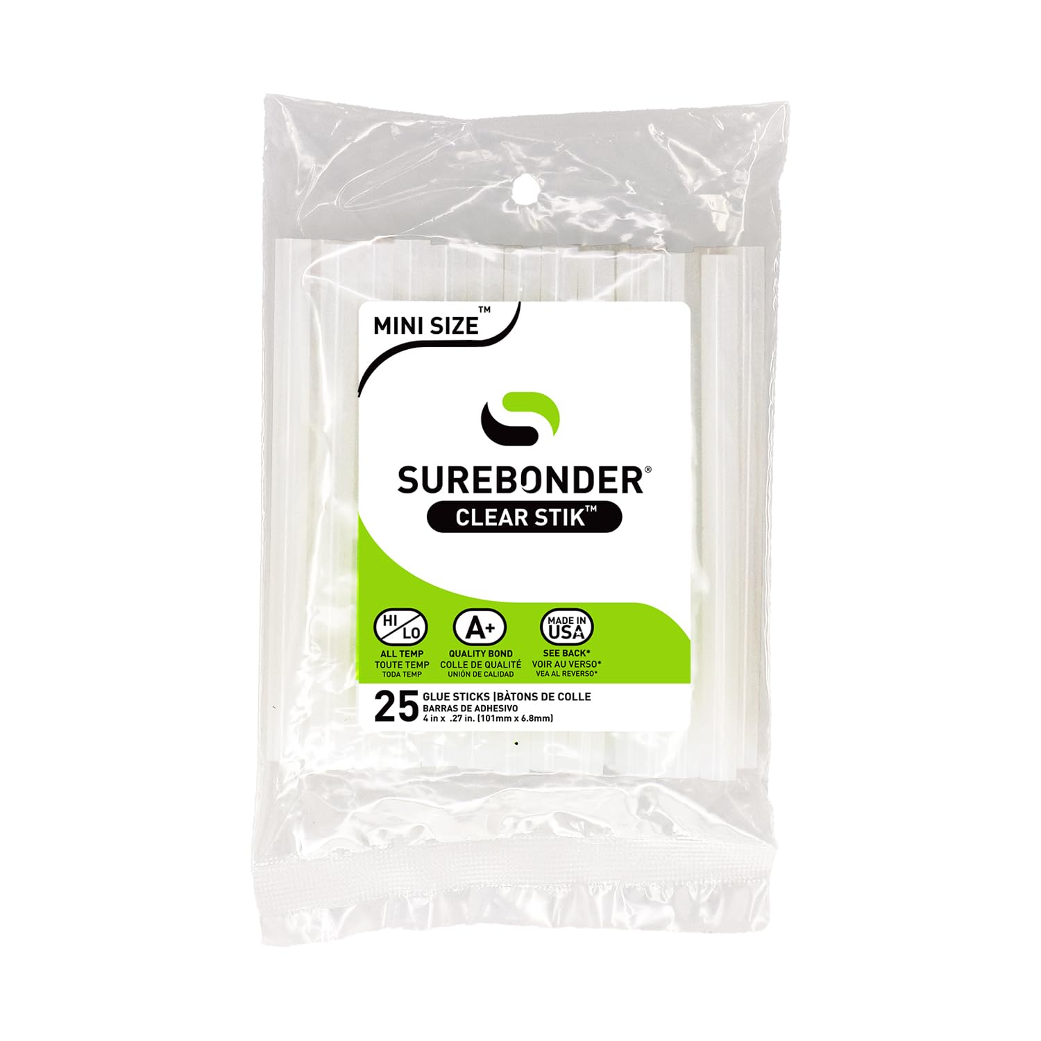 Surebonder All Purpose Mini-Size Hot Glue Sticks for Crafts, Repairs & DIY Proje