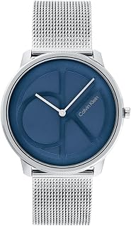 Calvin Klein Analogue Quartz Watch for Men and Women Iconic Mesh Collection