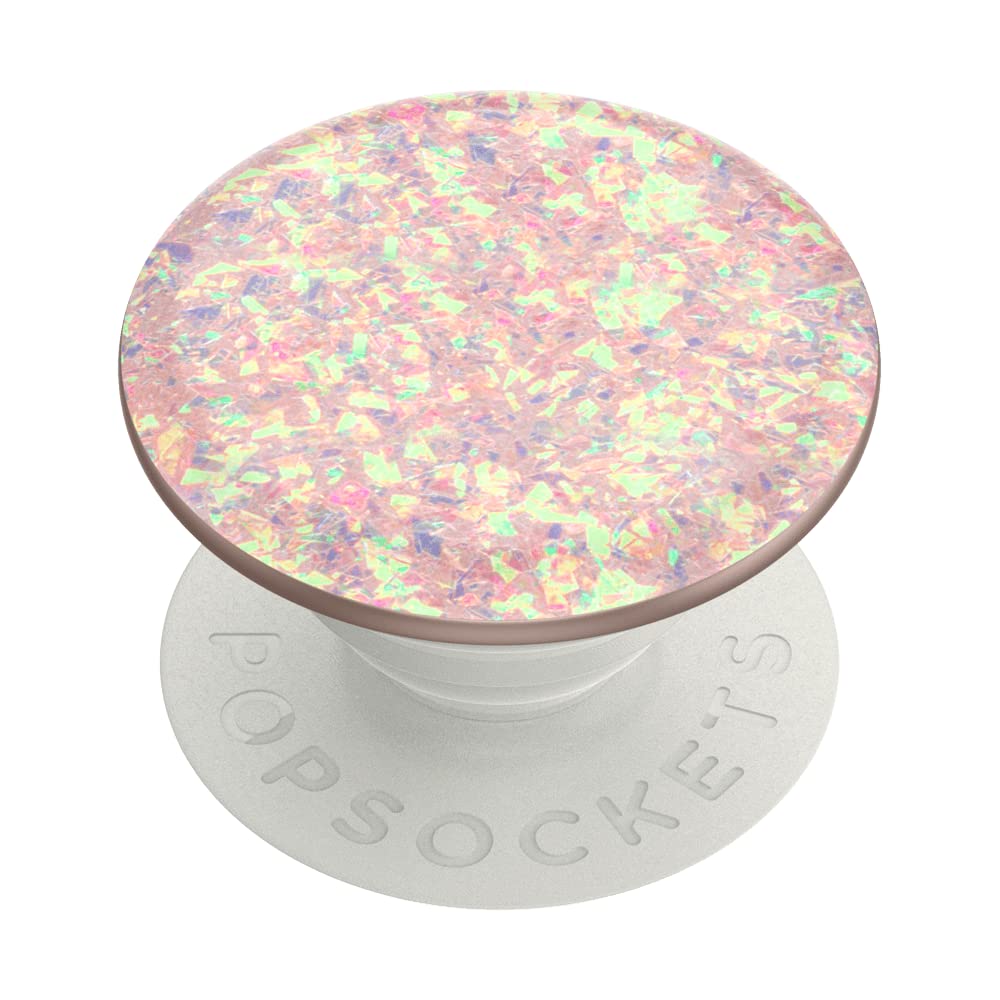 PopSockets Adhesive Grip for Smartphone, Stand, Easel, Rainbow - Iridescent Conf