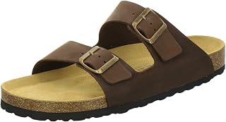 AFS-Schuhe, 3100 Men's Comfortable Leather Sandals for Home and Work Made in Germany