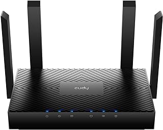 Cudy AX3000 4-Port Gigabit Mesh Wi-Fi 6 Router, 5 in 1 Modes, WR3000 V2.0 | 2402+574Mbps WiFi6, 4x GbE Ports, 130 m², 1.2 GHz Dual-Core CPU, Multiple Modes, VPN Server & Client, App & Cloud Control