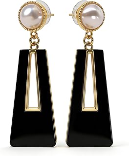 Dangle Drop Earrings for Women Cute Gold Geometric Statement Jewelry