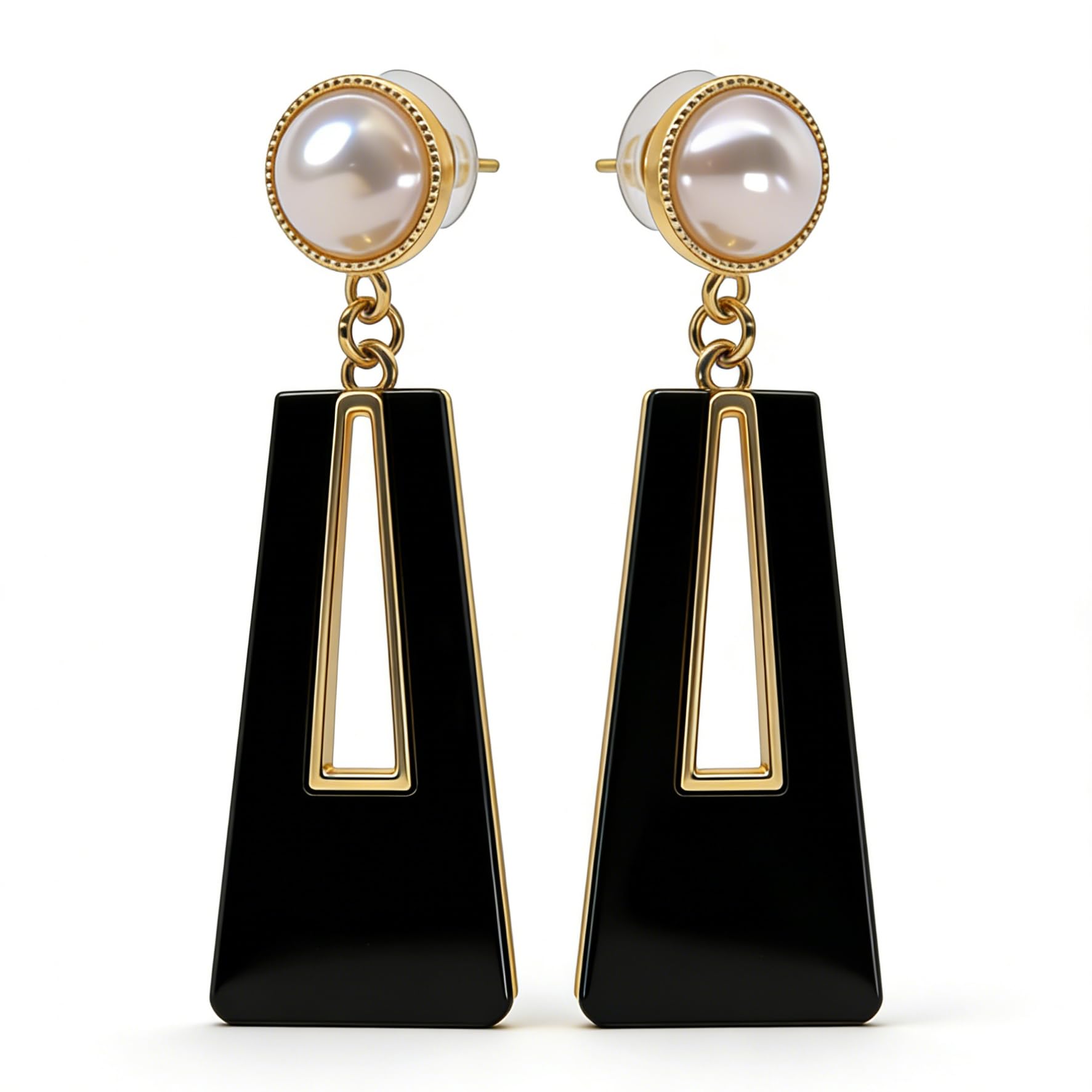 Dangle Drop Earrings for Women Cute Gold Geometric Statement Jewelry