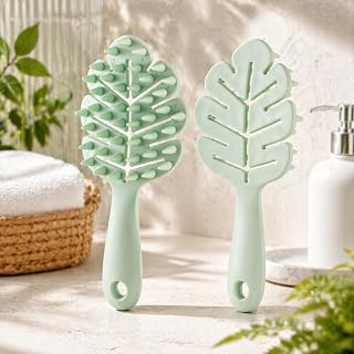 Scalp Massage Brush for Hair Care, Soft Silicone Shampoo Brush with Ergonomic Handle, Gentle Hair & Scalp Cleaning, Removing