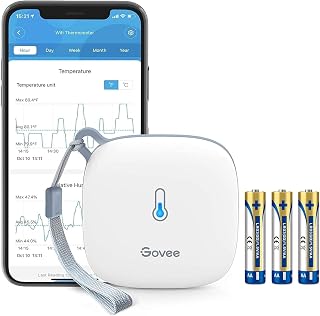 Govee WiFi Digital Thermometer Hygrometer H5179 with App Notification | 2 Years Free Data Storage and Export, Smart Indoor Humidity Meter Temperature, Remote Monitor Sensor for Greenhouse, baby