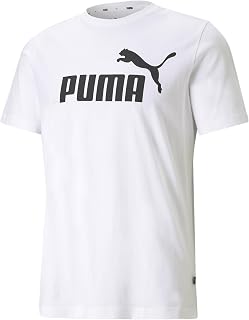 PUMA Herren Ess Logo Tee T-shirt, Puma White, XXL EU