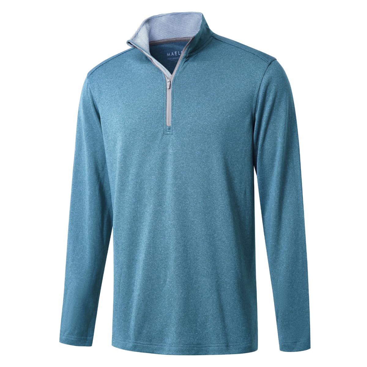 M MAELREG Quarter Zip Golf Pullover Men Dry Fit Long Sleeve Performance Wicking 