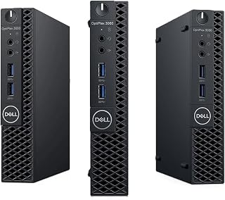 Dell Optiplex 3060 USFF Micro Mini PC Computer i5-8500T Wi-Fi Windows 11 Pro (Renewed) (8GB - 256GB SSD)