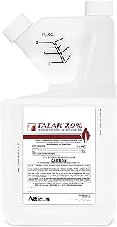 Atticus Talak 7.9% Indoor/Outdoor Bifenthrin Insecticide Concentrate (32oz) | Control Ants, Mosquitoes, Cockroaches, Spiders, Armyworms, and 70+ More Pests, Measuring Made Easy with Tip 'N Measure Bottle