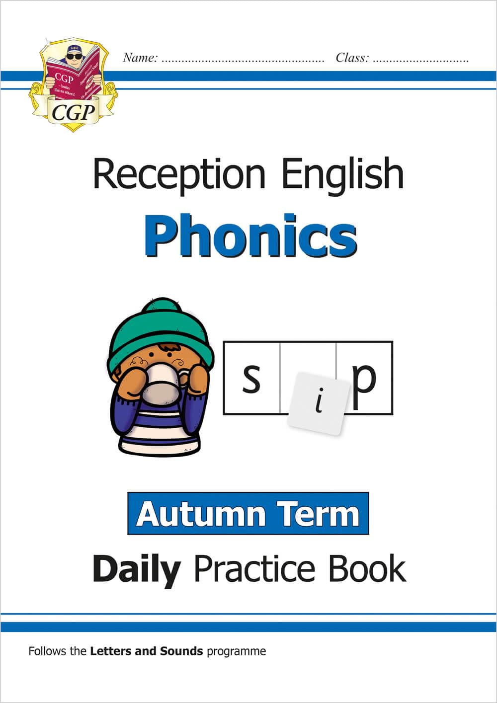 Reception Phonics Daily Practice Book: Autumn Term (CGP Reception Daily Workbook