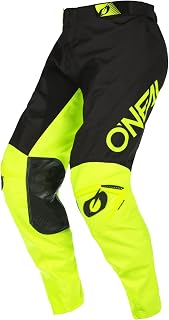 O'NEAL | Motocross Pants | Enduro Motorcycle | Durable Denier Fabrics, Leather Heat Protection on Both Inner Knees | Pants Mayhem Hexx V.24 | Adult | Blue Orange