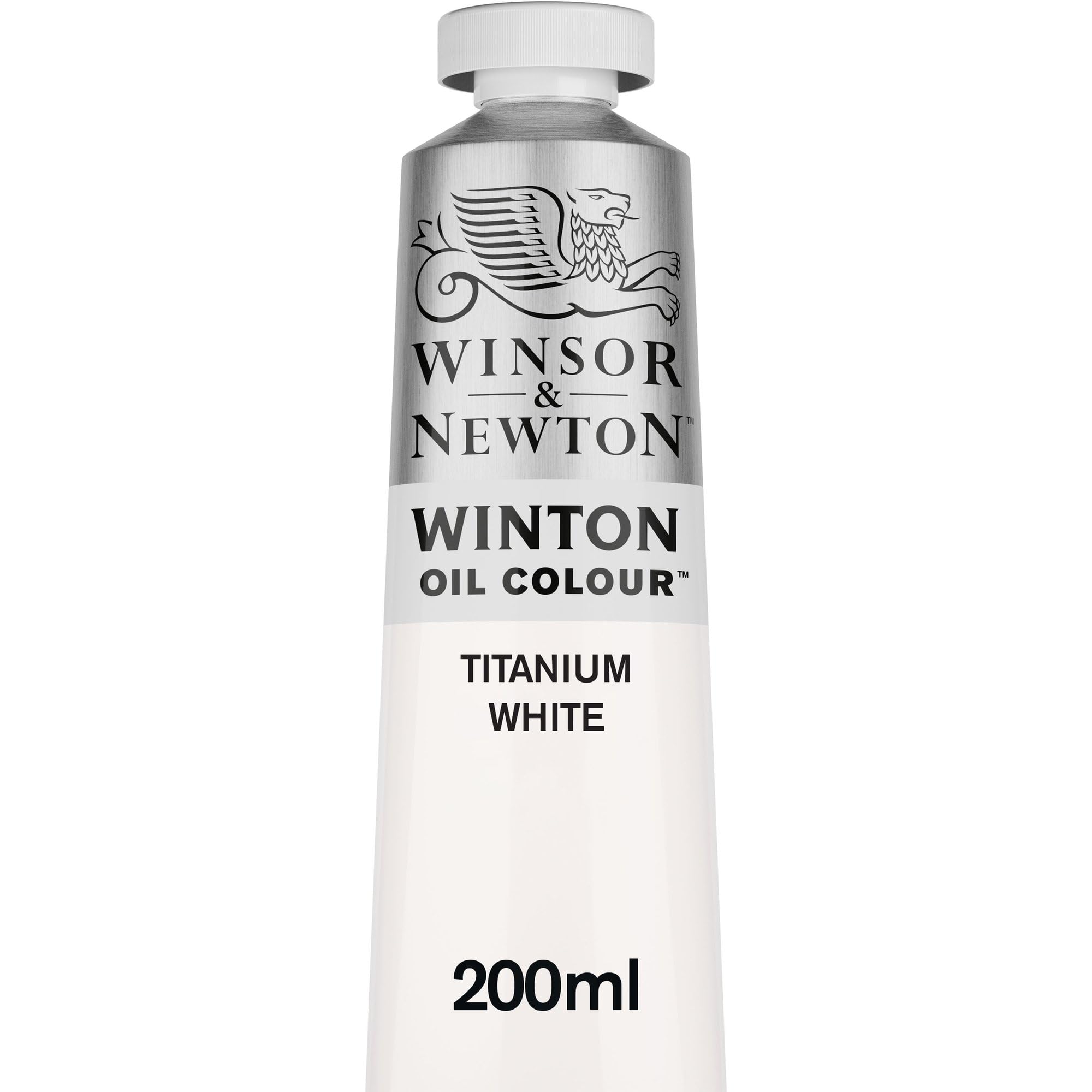 Winsor & Newton Winton Oil Color, 200ml Tube, Titanium White | High-quality pigm
