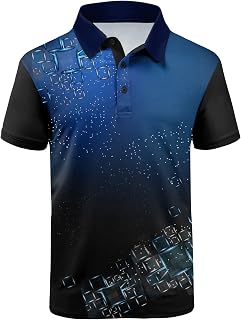 SCODI Men's Golf Polo Short Sleeve Tactical Casual Tennis Polo Shirt