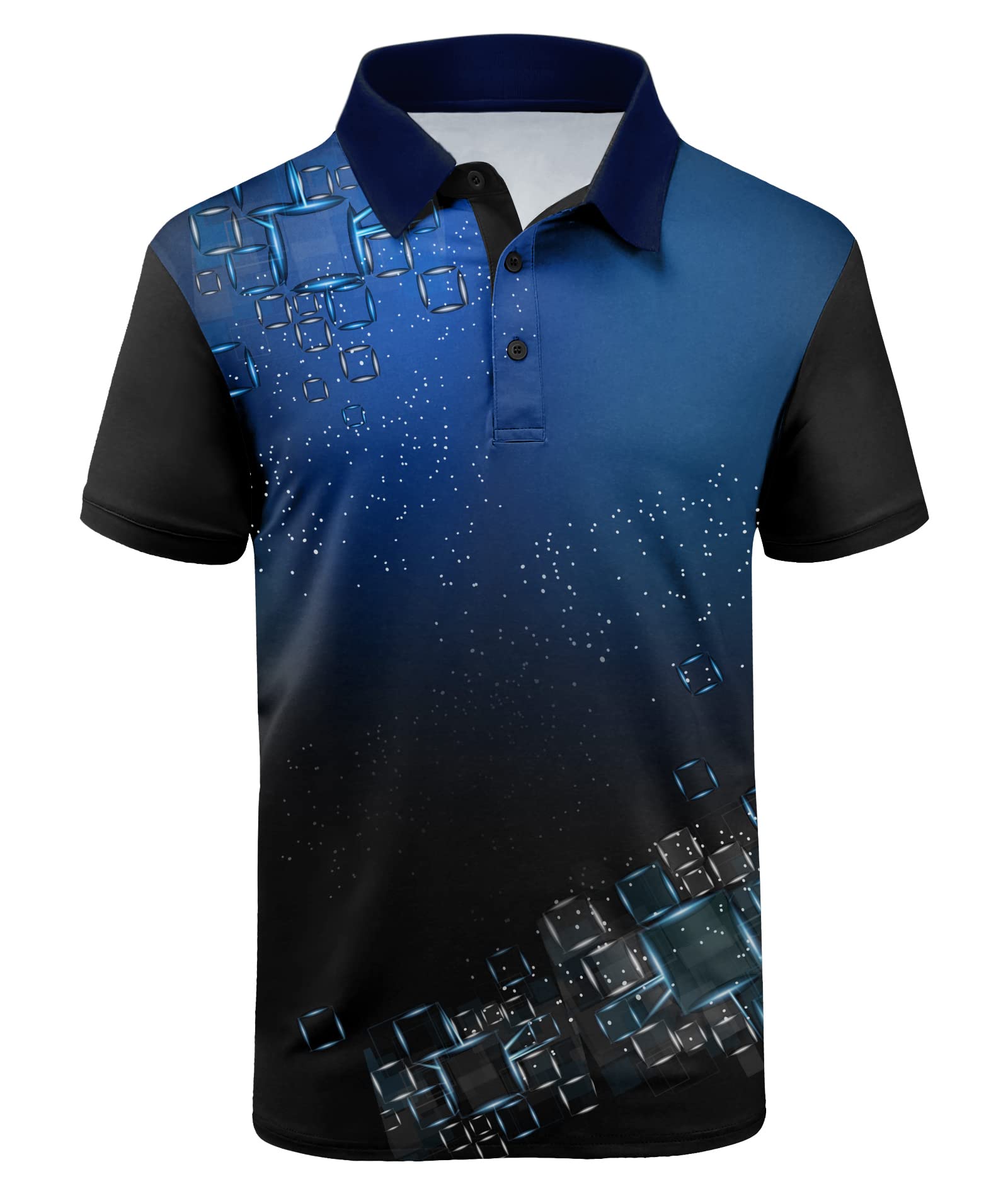 SCODI Men's Golf Polo Short Sleeve Tactical Casual Tennis Polo Shirt