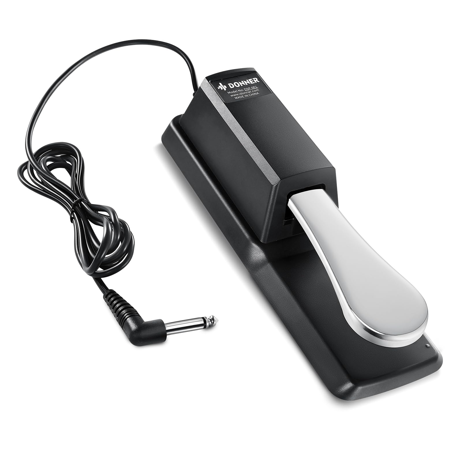 Donner DSP-001 Sustain Pedal for Keyboard, Universal Piano Pedal with Polarity S
