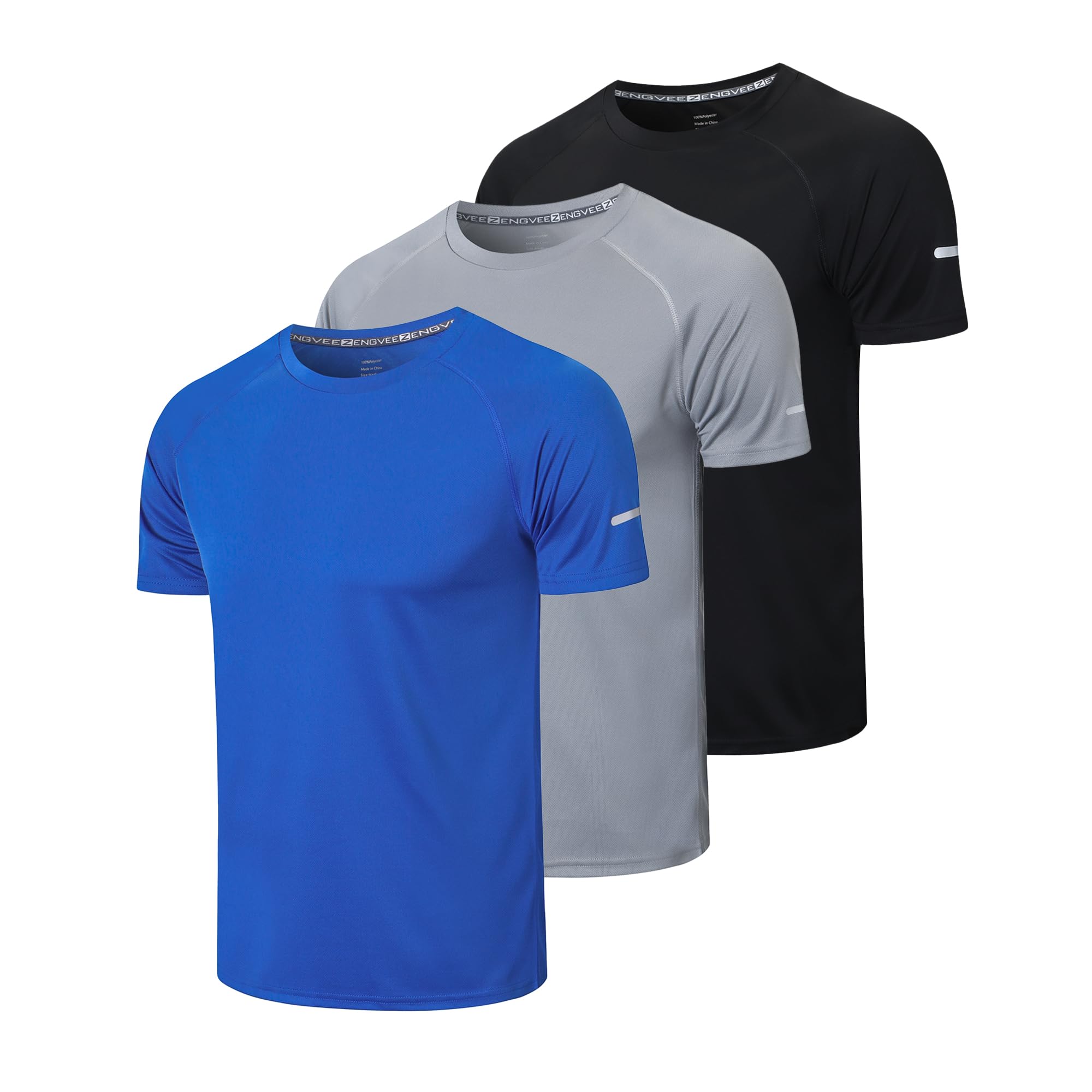 Gaiatiger 3 Pieces T-shirts Short Sleeve Man Sport T-Shirt Man