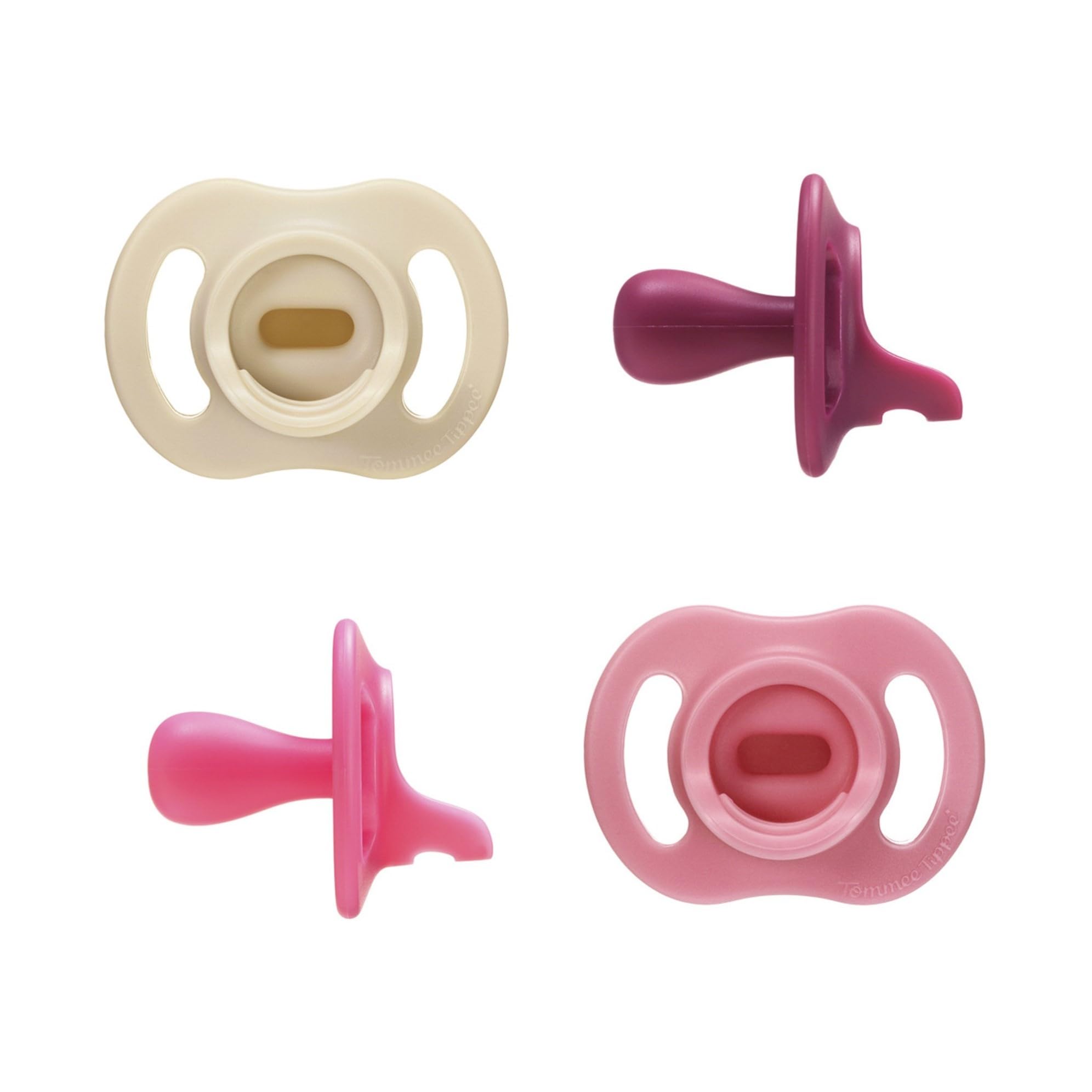 Tommee Tippee Ultra-Light StayPut Dummy 6-18m Silicone Pack of 4 | Lightweight O