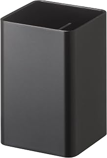 山崎実業(Yamazaki) マグネットストレージボックス スクエア ブラック 約W7XD7.2XH10.5cm タワー tower 小物収納 仕切りあり フック付き 4849
