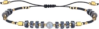 KELITCH Women Strand Bracelets Seed Bead Thin Rope Friendship Bracelets Handmade Adjustable Jewelry