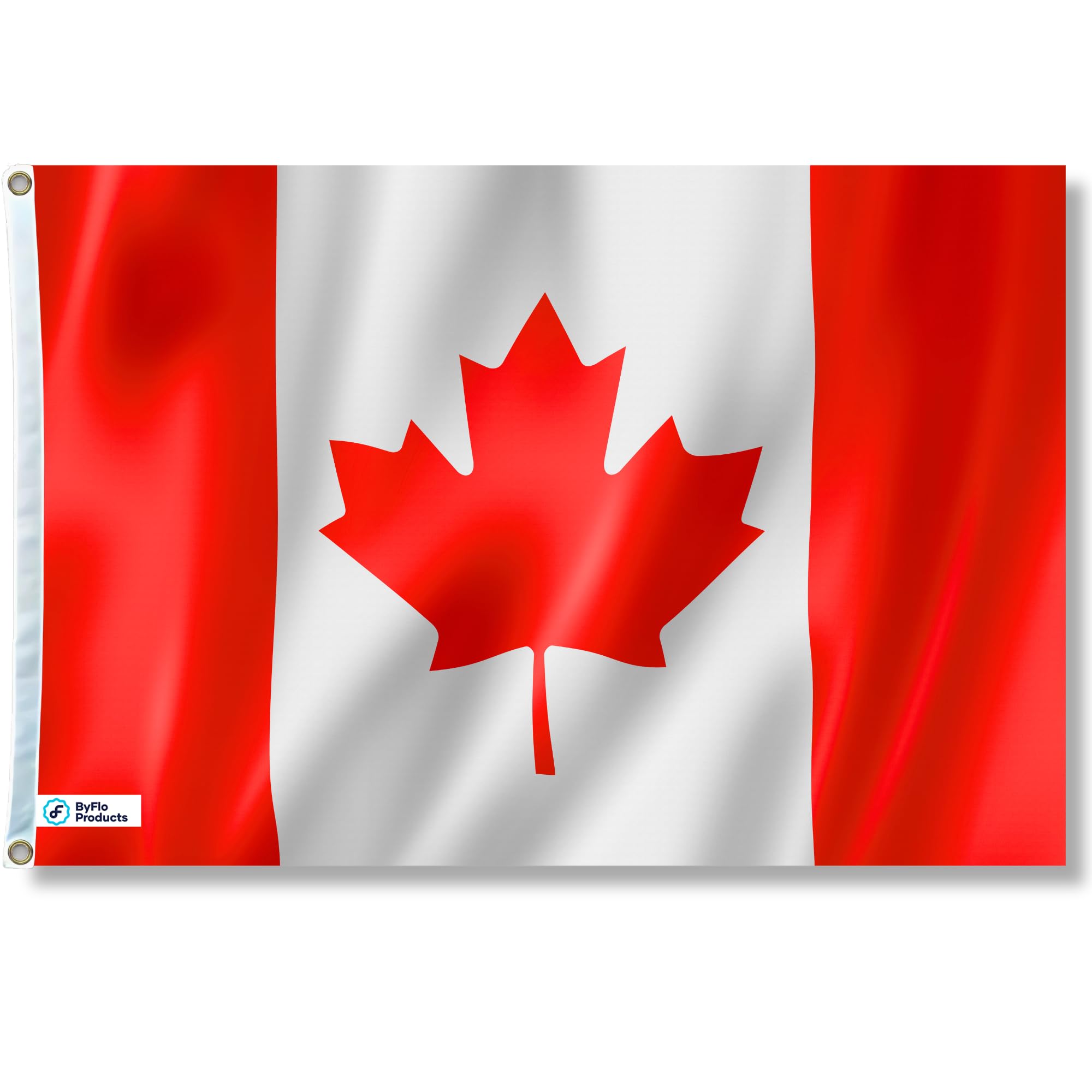 ByFloProducts Canada Flag 3x5, Canadian Flag, Outdoor, Polyester, Pack of 1 | Li