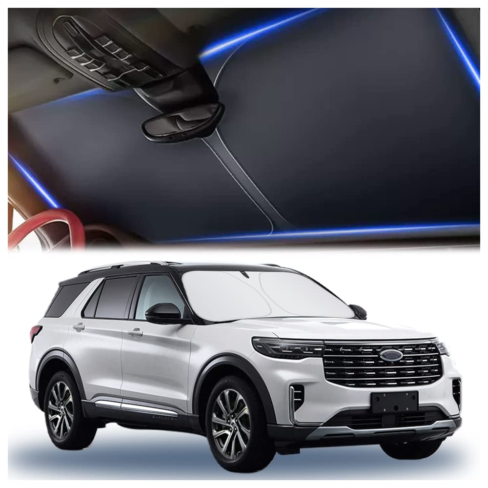 300T Thickened Automotive Glass Sunshade and Comes with Storage Bag,Keep Car Int