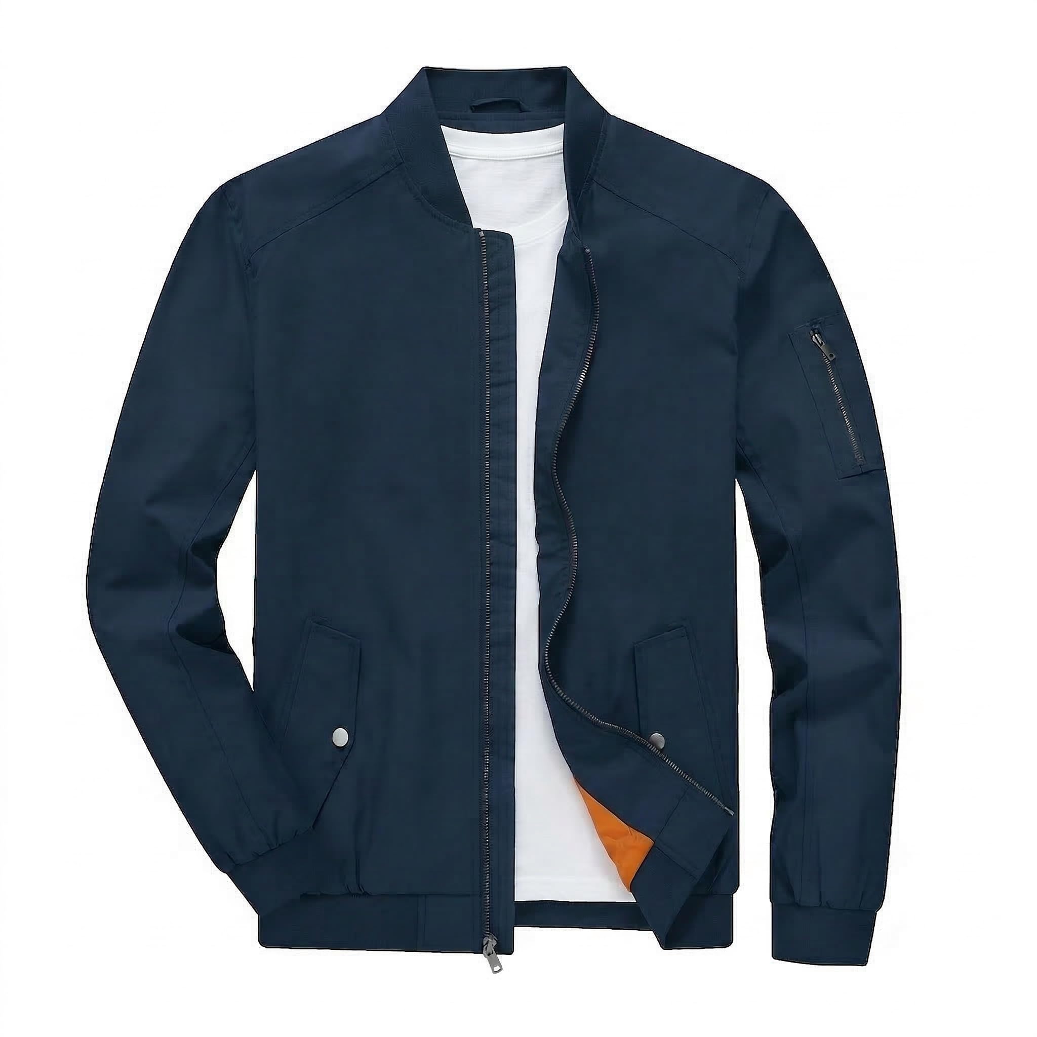 TBMPOY Men's Lightweight Bomber Jackets Light Track Jackets Casual Fall Windbrea