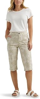 Lee Women's Ultra Lux Comfort with Flex-to-go Utility Skimmer Capri Pant