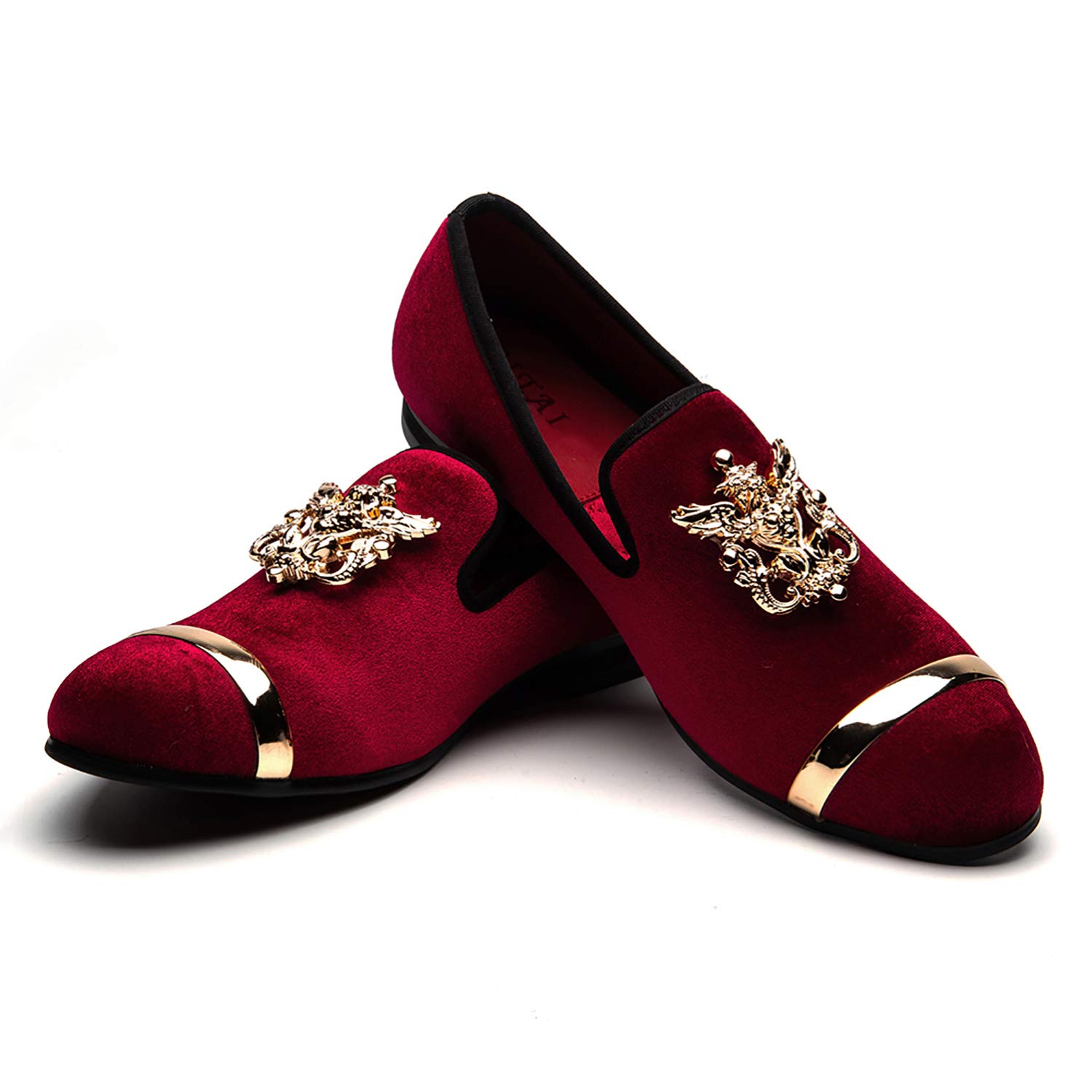 JITAI Classic Leather Loafers for Men Casual Wedding Shoes and Loafers for Men