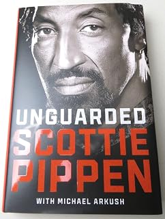 Scottie Pippen Signed Autographed Hardcover Book Unguarded Bulls JSA