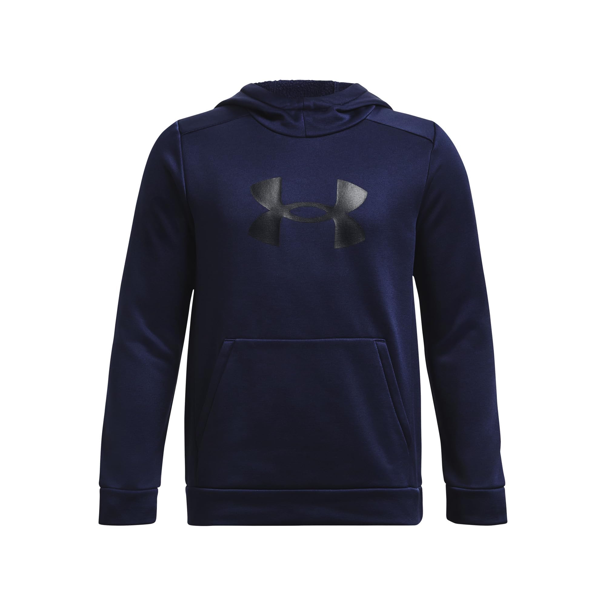 Under Armor Boys' Armour Fleece Solid Big Logo Hoodie