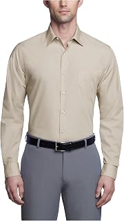 Van Heusen Men's Plain Poplin Bodycon Shirt (Pack of 1)