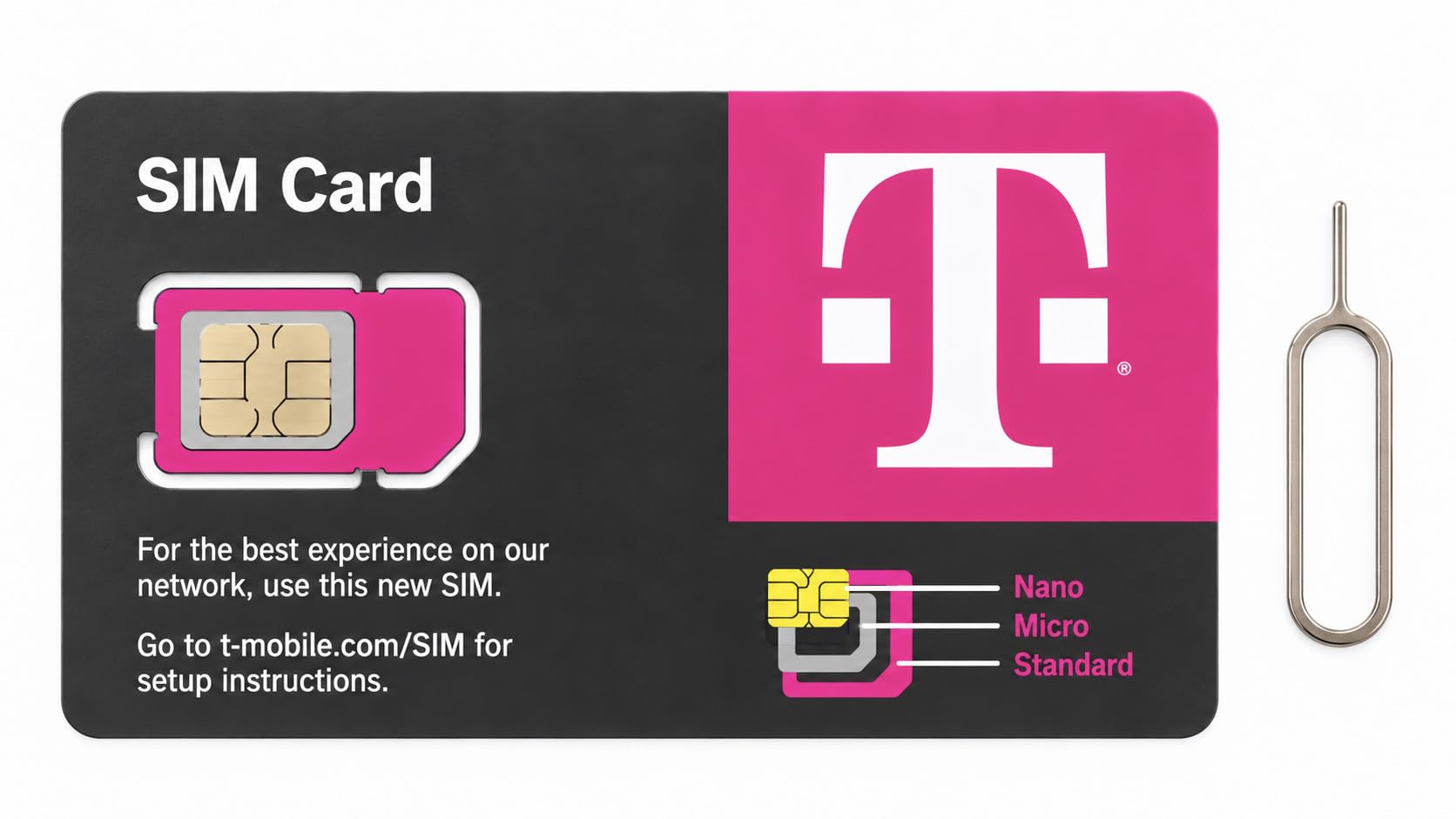 T-Mobile SIM Card R15 5G 4G LTE TMobile Triple Cut Nano Micro 3 in 1 Ultimate TM