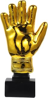 VANZACK Goalkeeper Glove Trophy - Realistic Resin Soccer Award | Made of Material for Lasting Use, Gloves Shape Trophy to Award the Best Goalie, Plating Shiny , a Representative