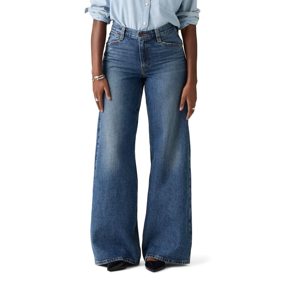 Levi's Womens 94 Baggy Wide Leg Jeans (Standard and Plus) Jeans