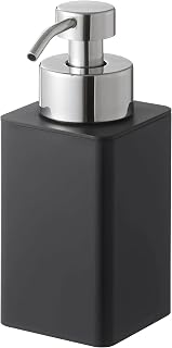 Yamazaki 5208 Refillable Dispenser, Foaming Type, Black, Approx. W 2.8 x D 3.7 x H 6.7 inches (7 x 9.5 x 17 cm), Tower Foaming Soap Only, Easy Care