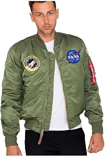 ALPHA INDUSTRIES Alpha Industries Ma-1 Vf Nasa Bomber Jacket for Men Jackets (Pack of 1)