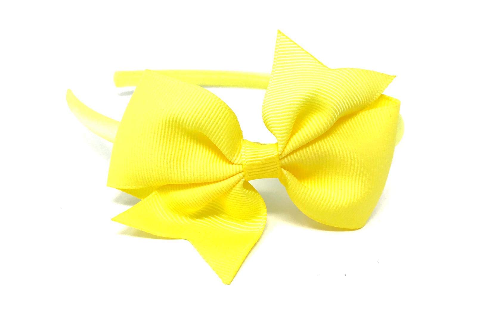 Yellow Side Bow Hairband Headband