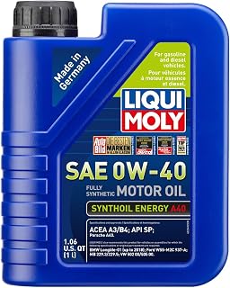 Liqui Moly 2049 Synthoil Energy 0W-40 Motor Oil - 1 Liter Bottle